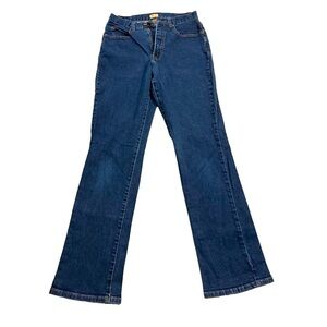 Caslon | Denim Jeans Straight Wide Leg Size 8 Blue Pants